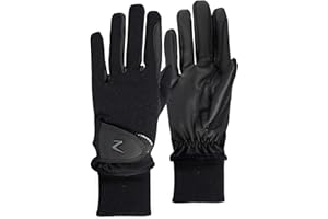 HORZE Kids Rimma Fleece-Lined Winter Horseback Riding Gloves
