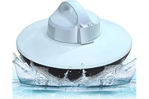 YIPOCKY UFO3 Automatic Robotic Pool Vacuum Cleaner for In Ground Pools, Cordless Robotic Pool Cleaner with Wall Climbing Function, Larger Top-Loading Filters Access - Silver