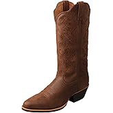 Twisted X Women's 12" Western Boot, Narrow Round Toe, Brown & Brown, 7 B