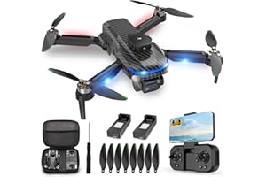 MSMV Mini Drone for Kids Beginners, One Key Start,Emergency Stop, 360 Flips, Headless Mode, Carrying Case, 2 Batteries - Wireless Toys for Boys and Girls