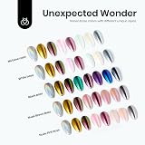Beetles Chrome Nail Powder Kit with 8 Colours Holographic Pearl Iridescent view 3