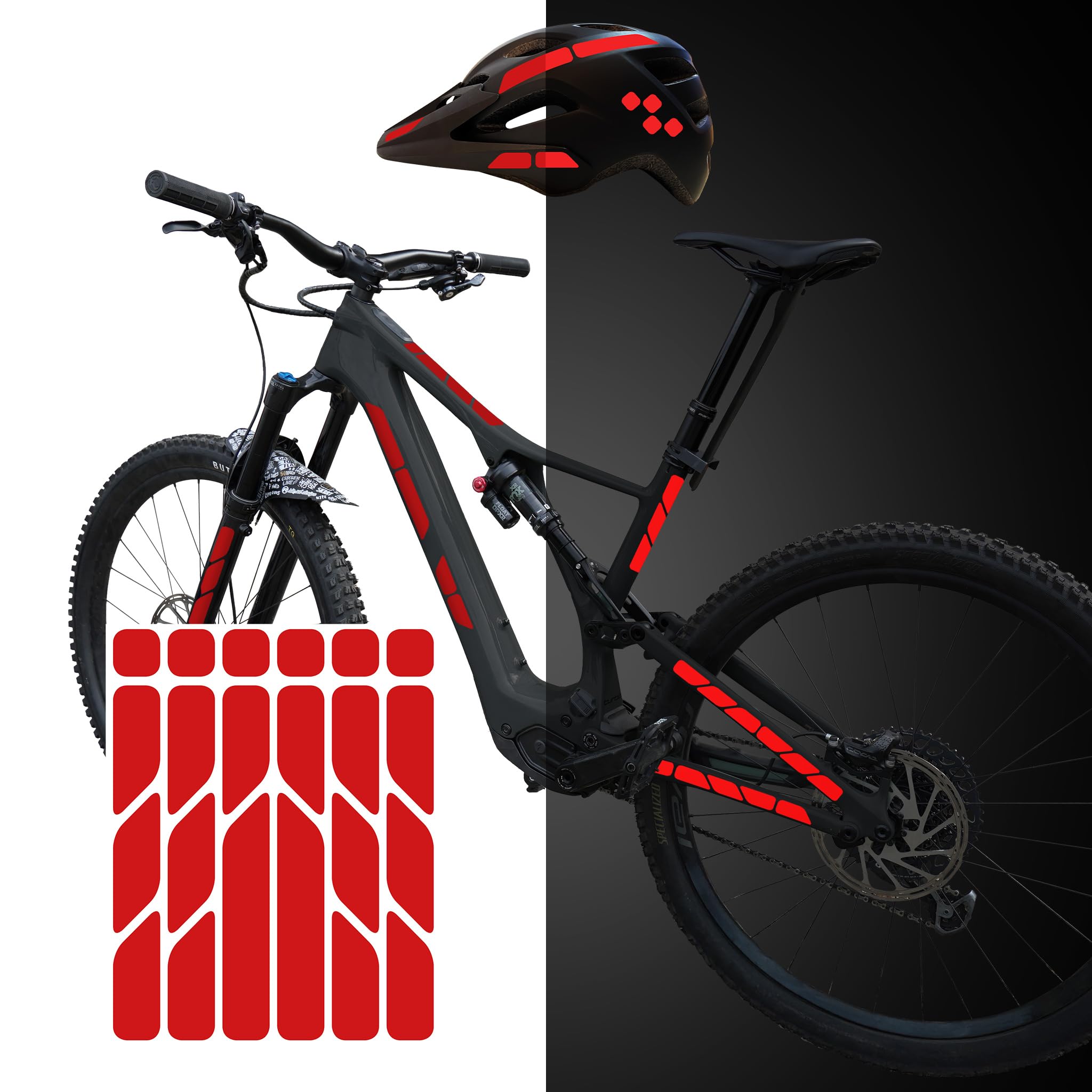 Rie:Sel Re:Flex Red Sticker Set