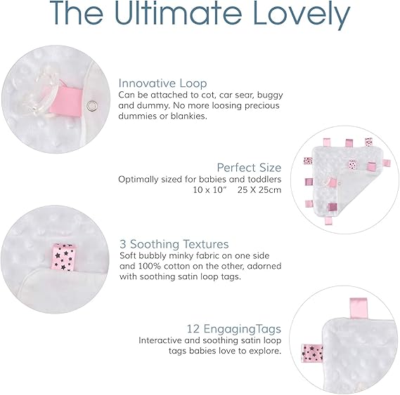 baby sense taglet security blanket