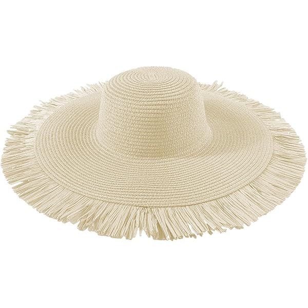 Amazon.com: Summer Hat For Women Kuntucky Derby Wide Brim  display picture 1