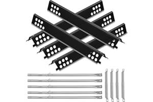 MOASKER 463347518 Grill Replacement Parts for Charbroil 5-Burner 463347519 463243518 463243519 463275517 Gas Grills, G4705200W1 G4700004W1 Heat Shield Burner Parts for Charbroil Performance Grills