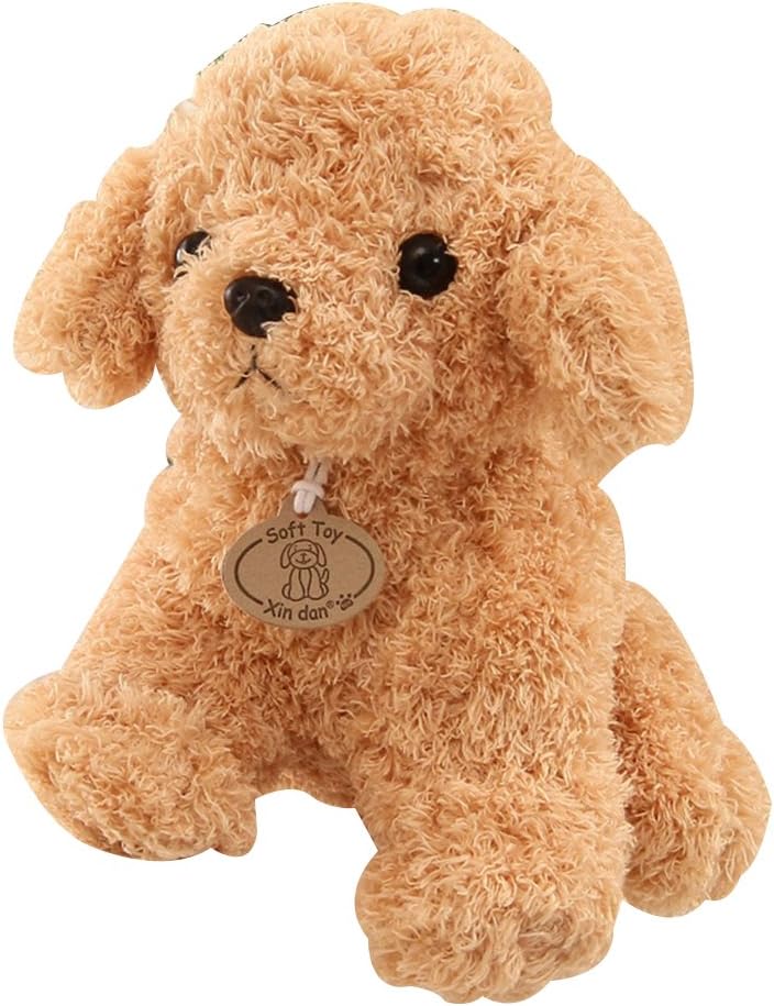 Tianfuheng Cute Lovely Puppy Teddy Bear Poodle Stuffed Animal Soft Plush Toy