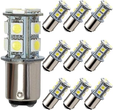 grv ba15d bombilla led de 4 w 1511 cob de doble contacto con base de bayoneta ac dc 12 v 14 v 40 w de repuesto para bombillas halogenas