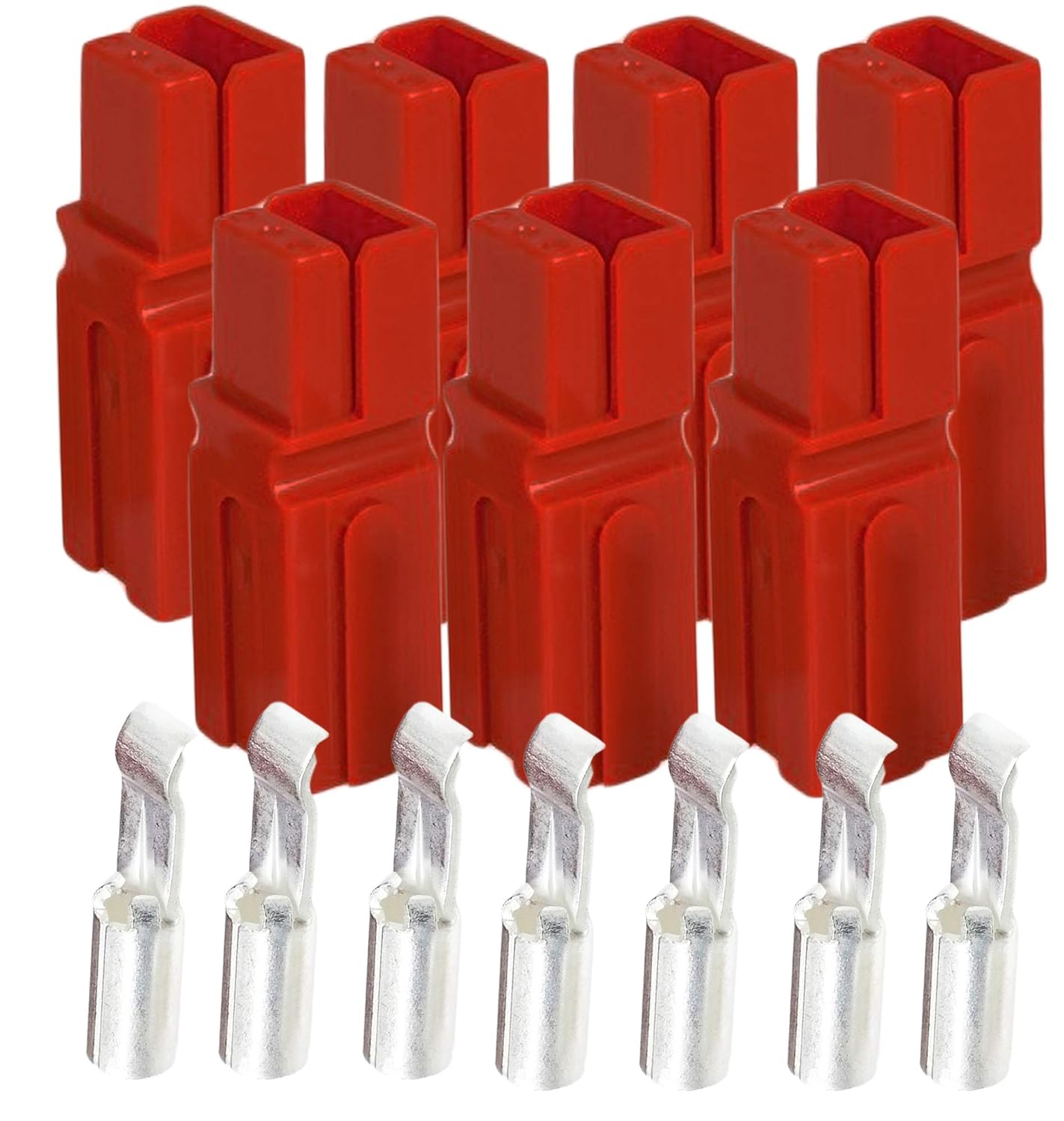 15 Amp Anderson Powerpole Connectors, PP15 to 45, Red, w/16