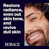 HORACE Vitamin C Glycolic Serum for Men Unscented 30ml Vegan Skincare view 2