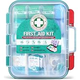 General Medi 420 Pieces Professional First Aid Kit - HardCase First Aid Box - Contains Premium Medical Supplies for Travel, Home, Office, Vehicle, Camping, Workplace &amp; Outdoor
