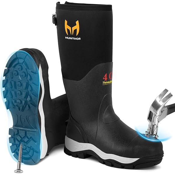 Amazon.com | Hunthor Steel Toe Work Boots for Men 0°F–20°F Cold