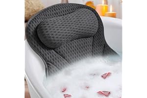 Bath Pillow: 5D Air Mesh Comfortable Bathtub Pillow,Ergonomic Bathtub Pillow,Universal Spa Pillows,Headrest Cushion with Head