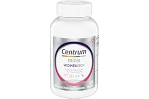 Centrum Minis Silver Women's Multivitamin for Women 50 Plus, Multimineral Supplement with Vitamin D3, B Vitamins, Non-GMO Ing