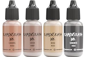Kamenskaya Alcohol Ink Set - 34 Color Variations - Set #25-4 Alcohol Inks x 0.51 fl oz (15 ml)