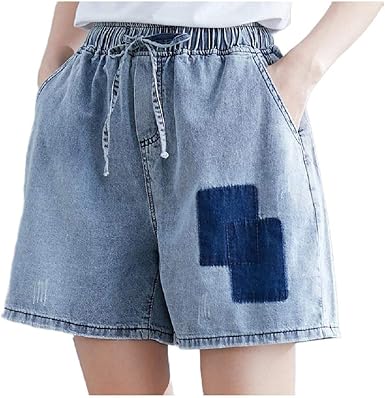 wide leg jeans short