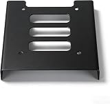 RHINORO 2x 2.5 to 3.5 Inch Metal SSD HDD Mounting Frames Kit w/ Screws view 3