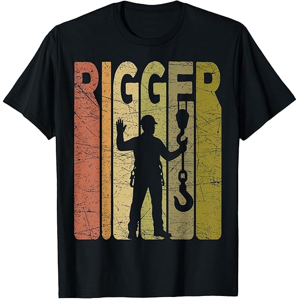The Riggers' Arms Tシャツ Amazon.com: Riggers Know The Ropes Crane Rig Rigging Vintage Style