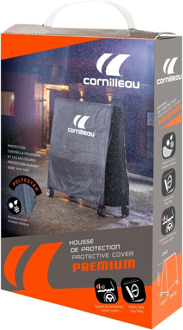 Cornilleau Table Cover - Gray (Slate) Polyester : Table Tennis Tables : Garden & Outdoor