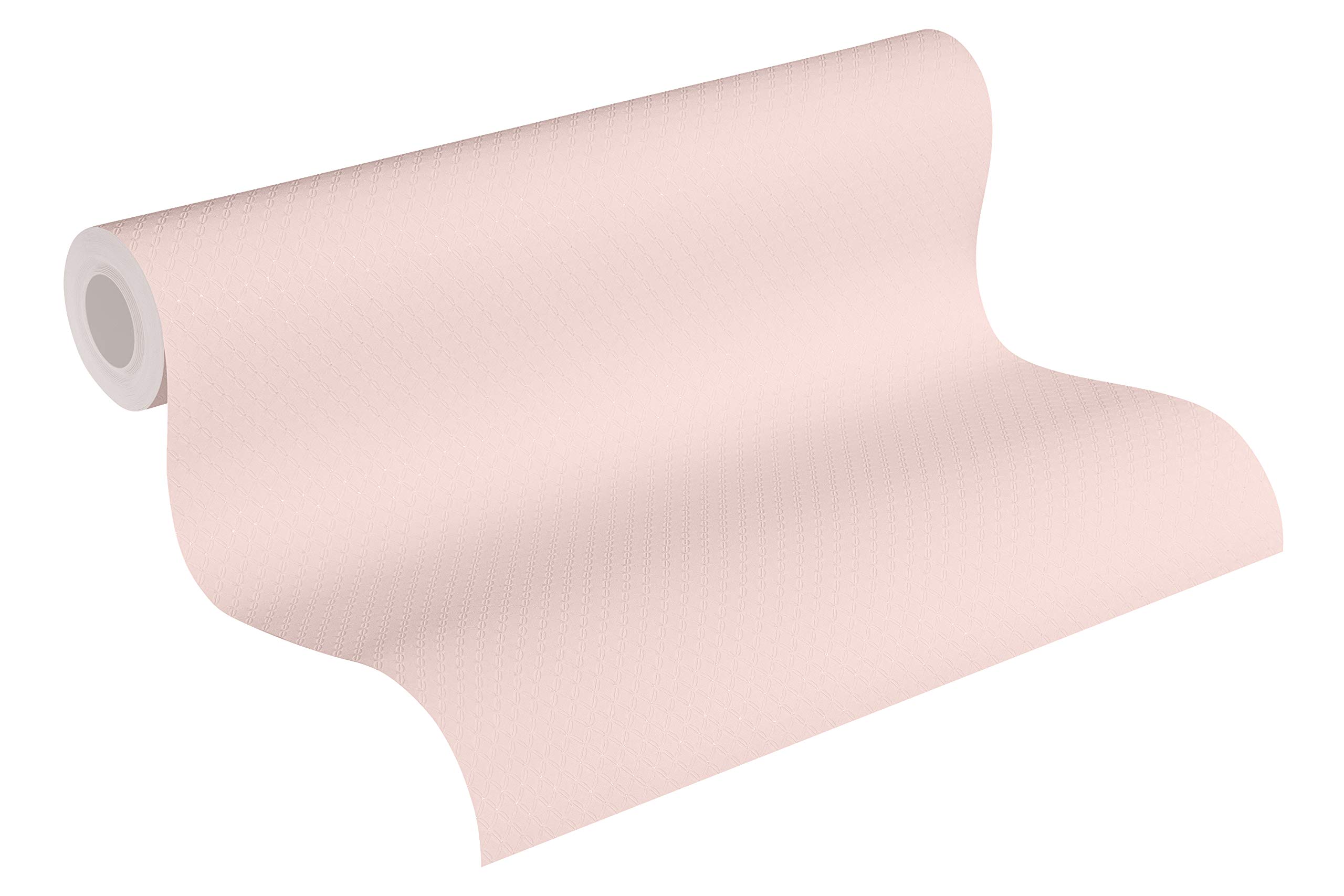 Livingwalls Plain Wallpaper Metropolitan Stories Non-Woven Lola - Paris 10.05 m x 0.53 m Pink Violet Made in Germany 368971 36897-1