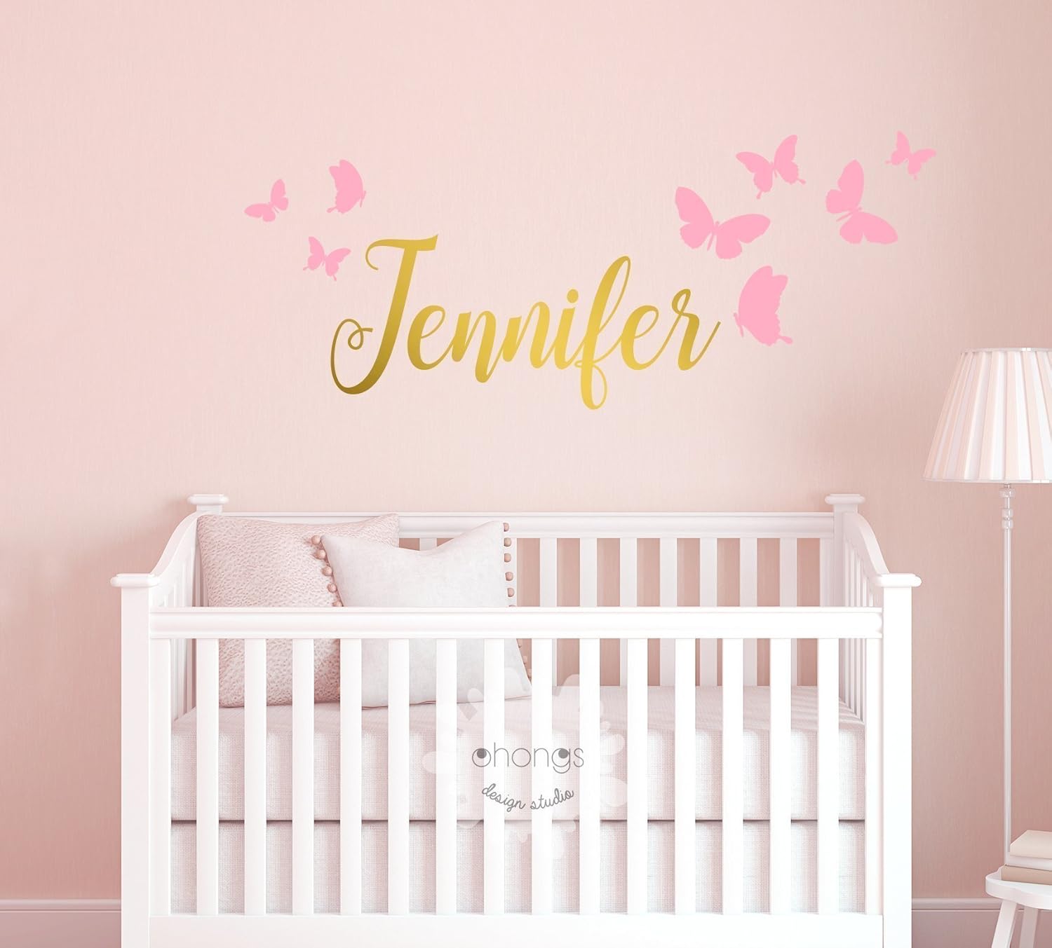 baby name wall decal
