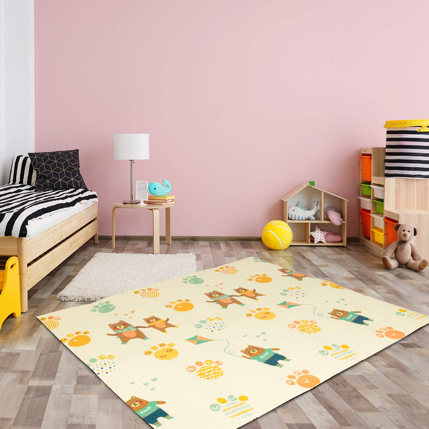 folding foam play mat