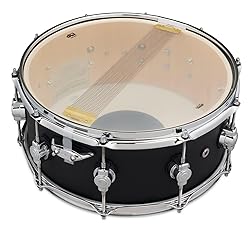 DW Design Series Maple Snare Drum - 6x14, Black Satin