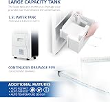 NETTA 12L/Day Dehumidifier Digital Control Auto Restart 1.5L Tank view 8