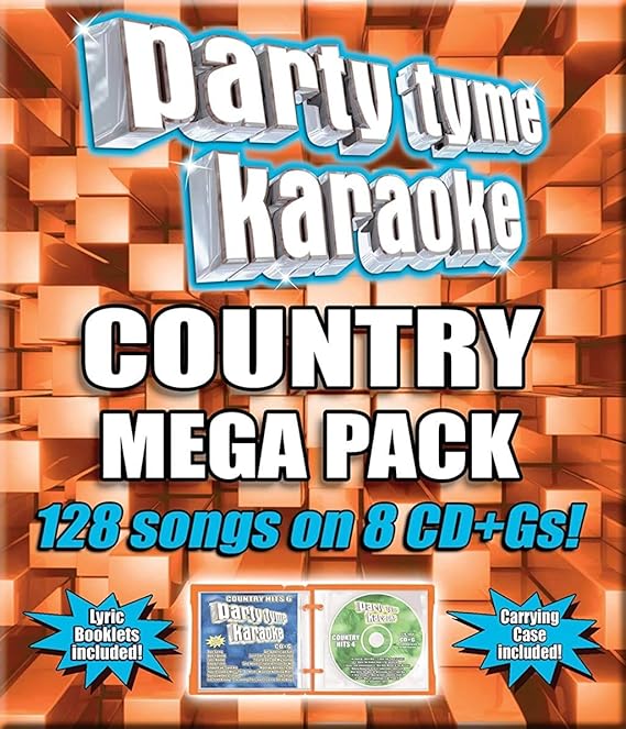 Party Tyme Karaoke Country Mega Pack (128Song Mega Pack) [8 CD