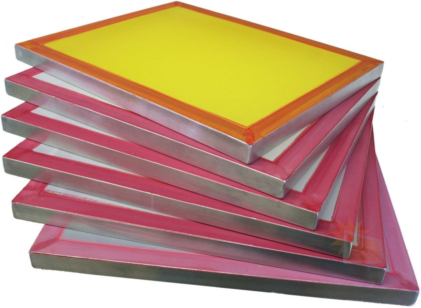 6pack 20"x24" Aluminum Screen Printing Frames w/ 156 tpi
