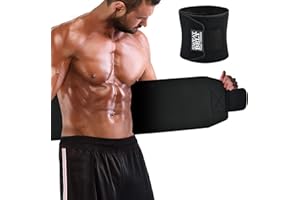 AMZBOSS Waist Trainer for Women & Men, Waist Sweat Band, Belly Band Sweat Belt, Stomach Wrap, Body Shaper Belt