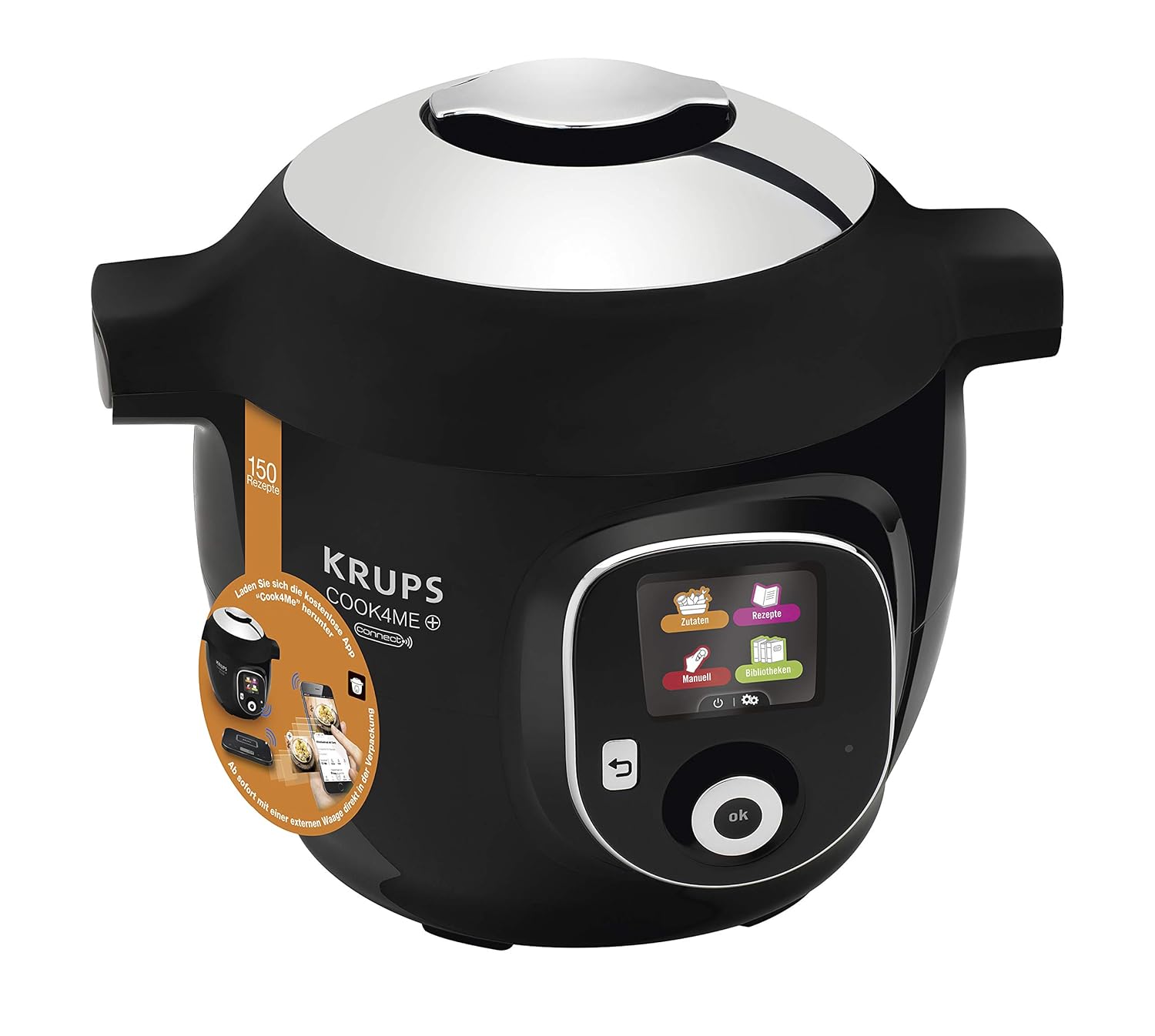 Krups Cook4Me+ Grameez CZ8568 1600 - Robot de cocina, color negro ...