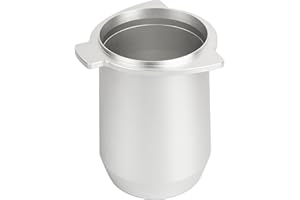 USEAMIE Portafilter Dosing Cup Espresso Coffee Accessrioes Compatible with 54mm Breville Portafilter and All 54mm Size Portafilter Matte Silver
