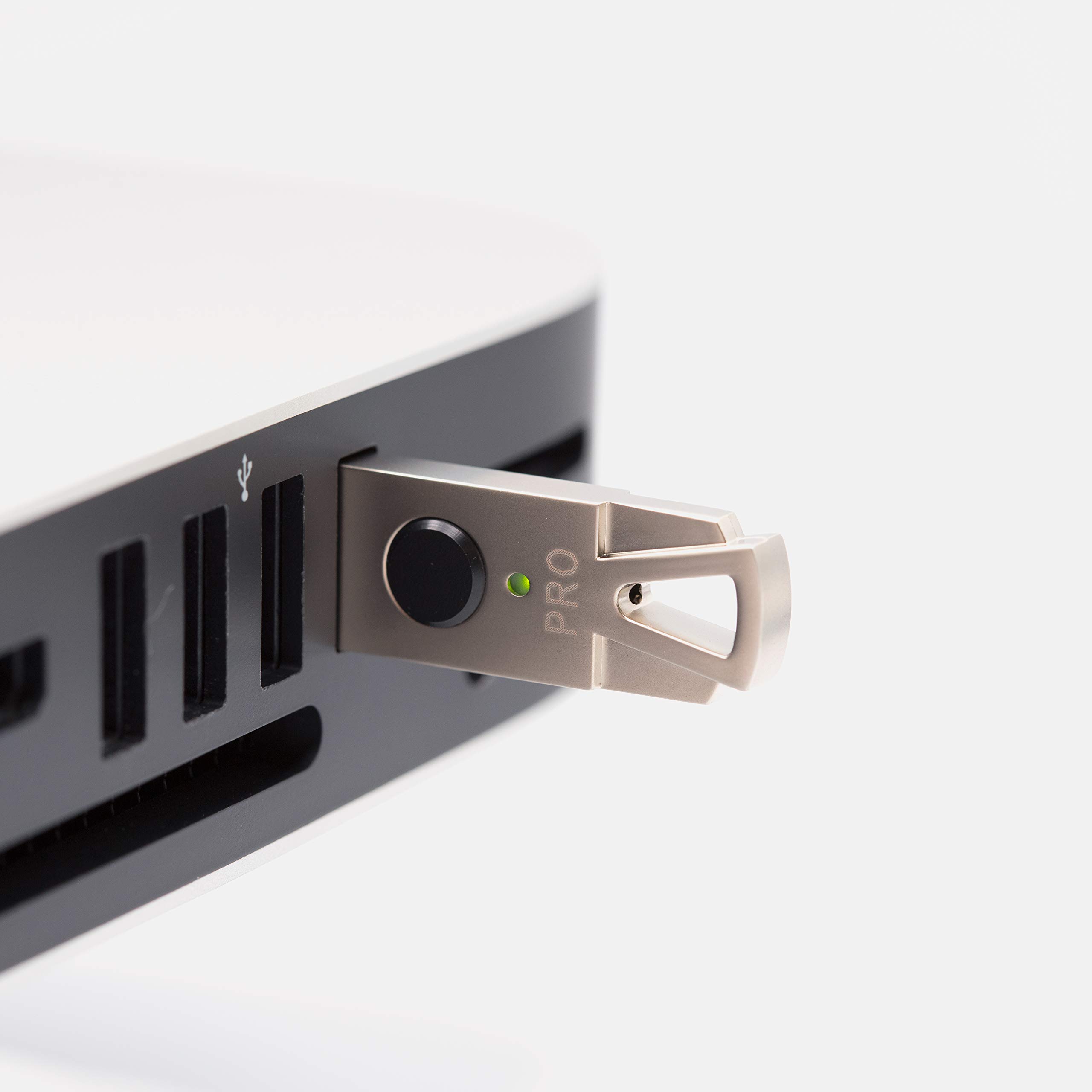 HyperFIDO Pro Security Key Value Pack - (1x Titanium Key +1x USB-C Adapter)