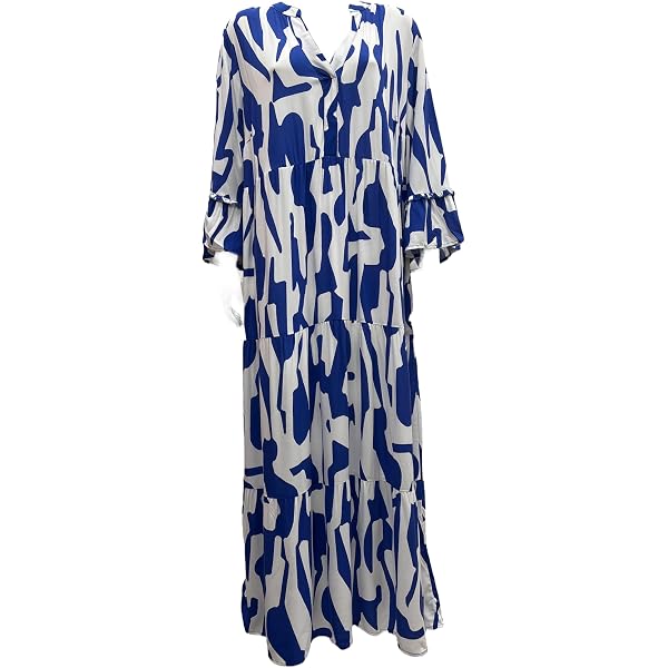 mlle gabrielle dress Palms Double Tie-Neck Tiered Dress