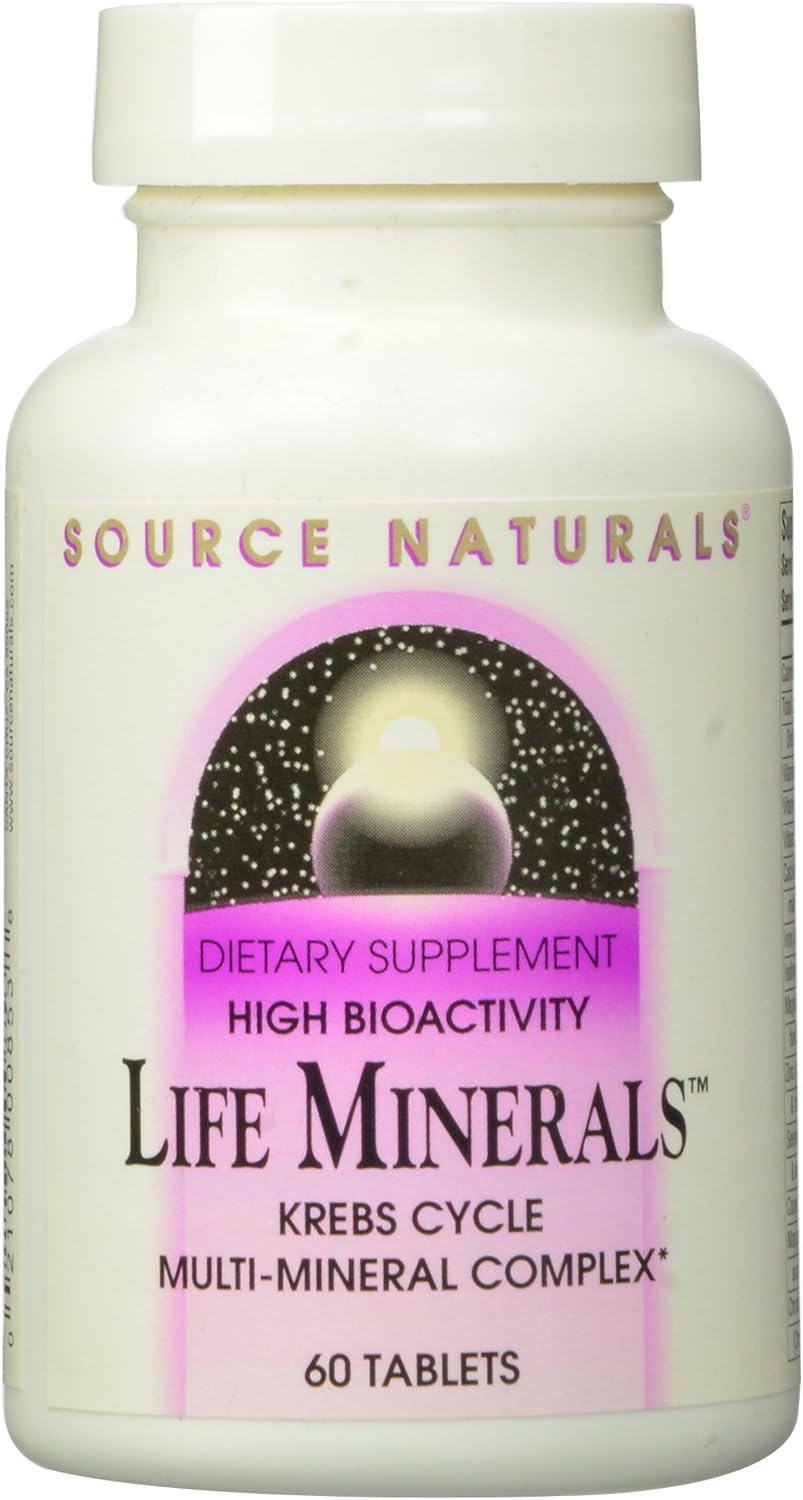 Source Naturals Life Minerals, Krebs Cycle Multi-Mineral Complex,60 Tablets: Health & Personal Care