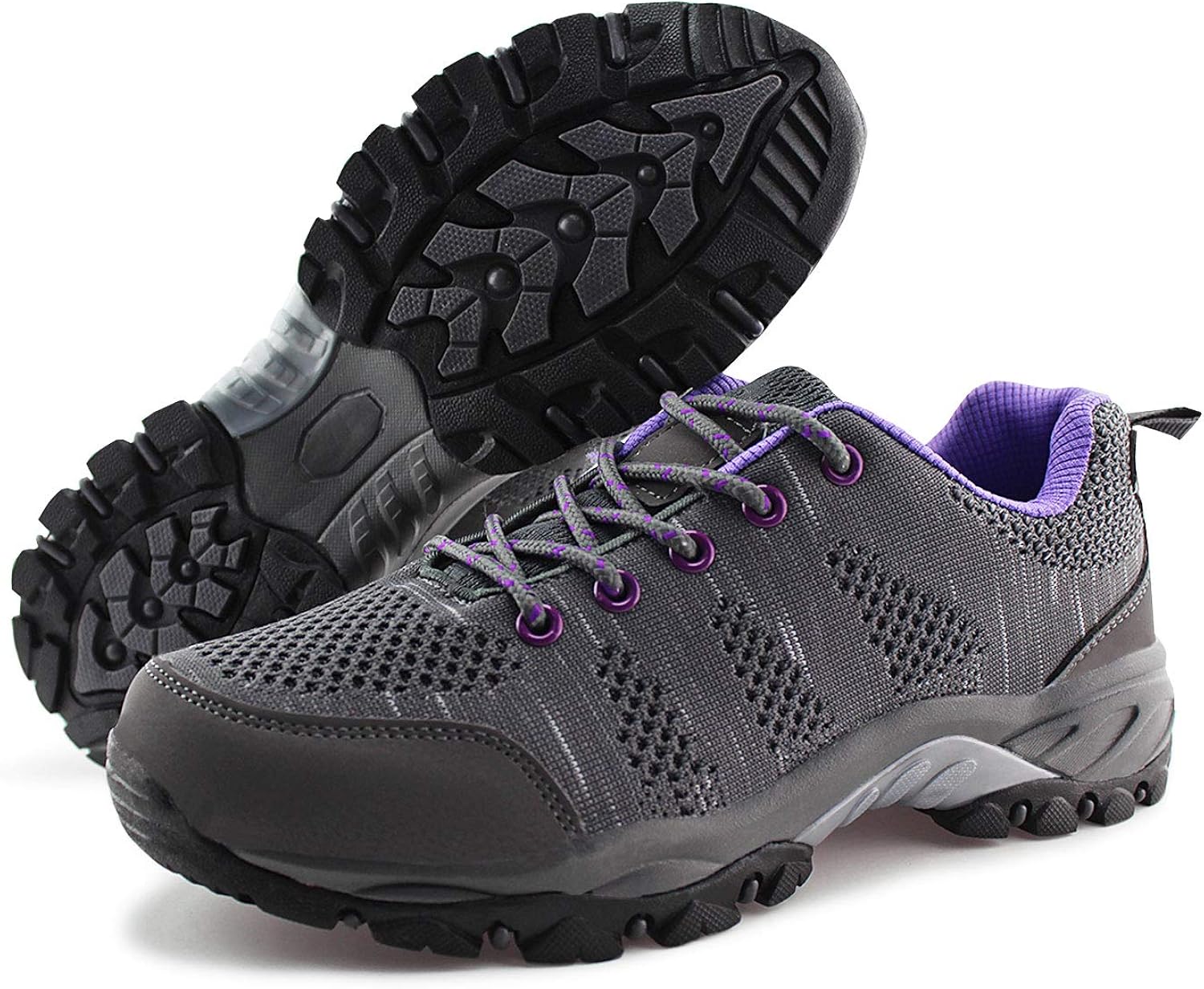  | Jabasic Women Hiking Shoes Breathable Knit Athletic Outdoor Sneakers | Hiking Shoes