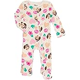 Ms. Rachel Floral Baby Girls Zip Up Sleep N' Play Newborn to Infant Sizes (Newborn - 24 Months)