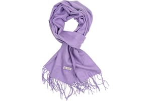 TZ Promise Plain Solid Color Cashmere Feel Classic Soft Luxurious Winter Scarf For Men Women