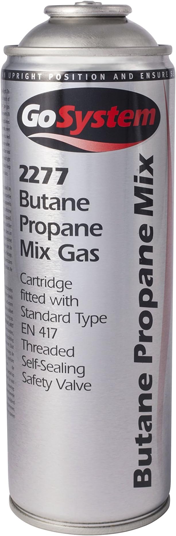 GoSystem Butane Propane 277G Mixed Gas Cartridge Silver