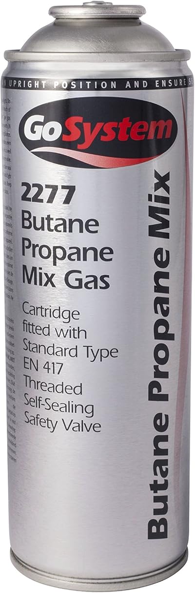 GoSystem Butane Propane 277G Mixed Gas Cartridge Silver