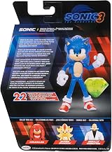 Sonic The Hedgehog Sonic 3 Movie Figure with Emerald Accessory Jakks Pacific 5in view 4