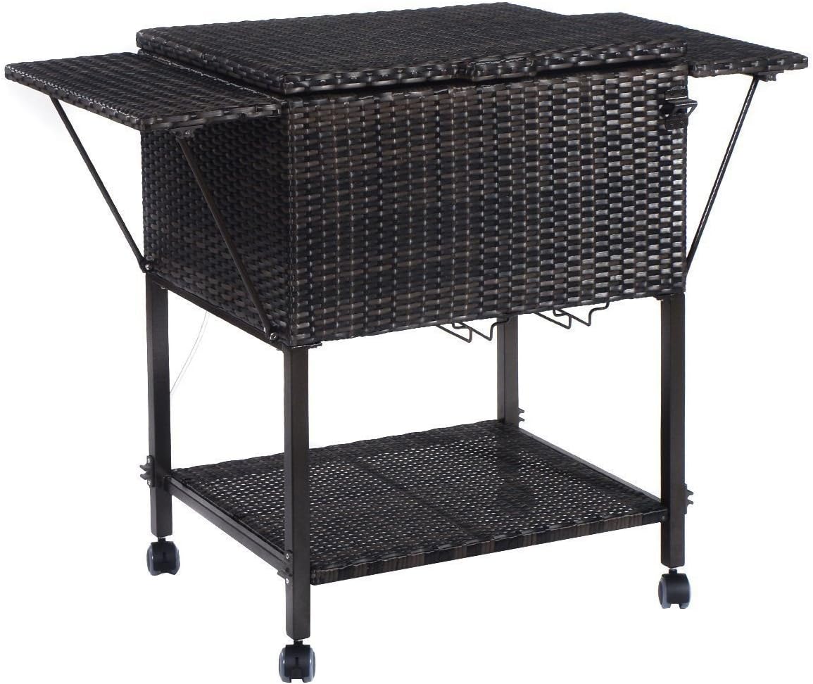 Carrito de enfriador con portátil al aire libre Patio fiesta en la