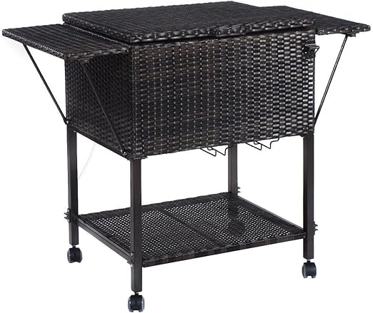 Carrito de enfriador con portátil al aire libre Patio fiesta en la