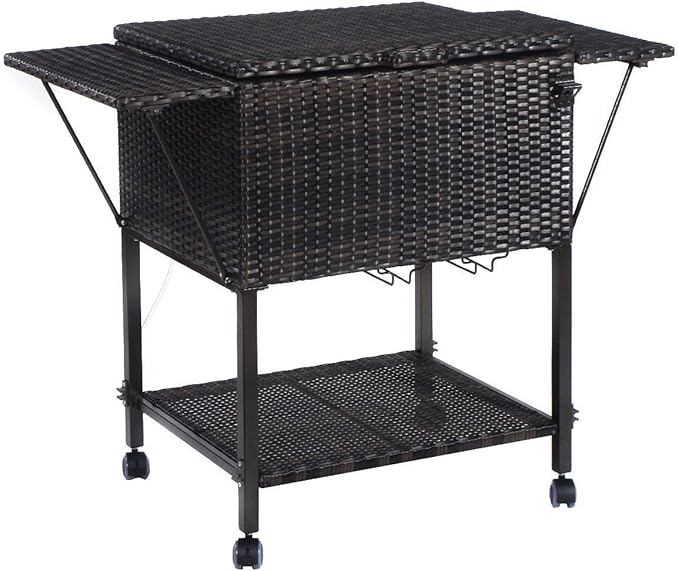 Carrito de enfriador con portátil al aire libre Patio fiesta en la