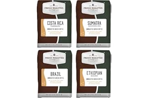 Fresh Roasted Coffee, Unroasted Adventurer Home Roasting Starter Kit, Kosher