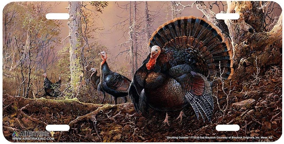 Airstrike 7720"Strutting GobblerTurkey License Plate