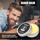 ComoZon Beard Grooming Kit Men Gift Set with Oil Shampoo Comb Brush Balm view 5