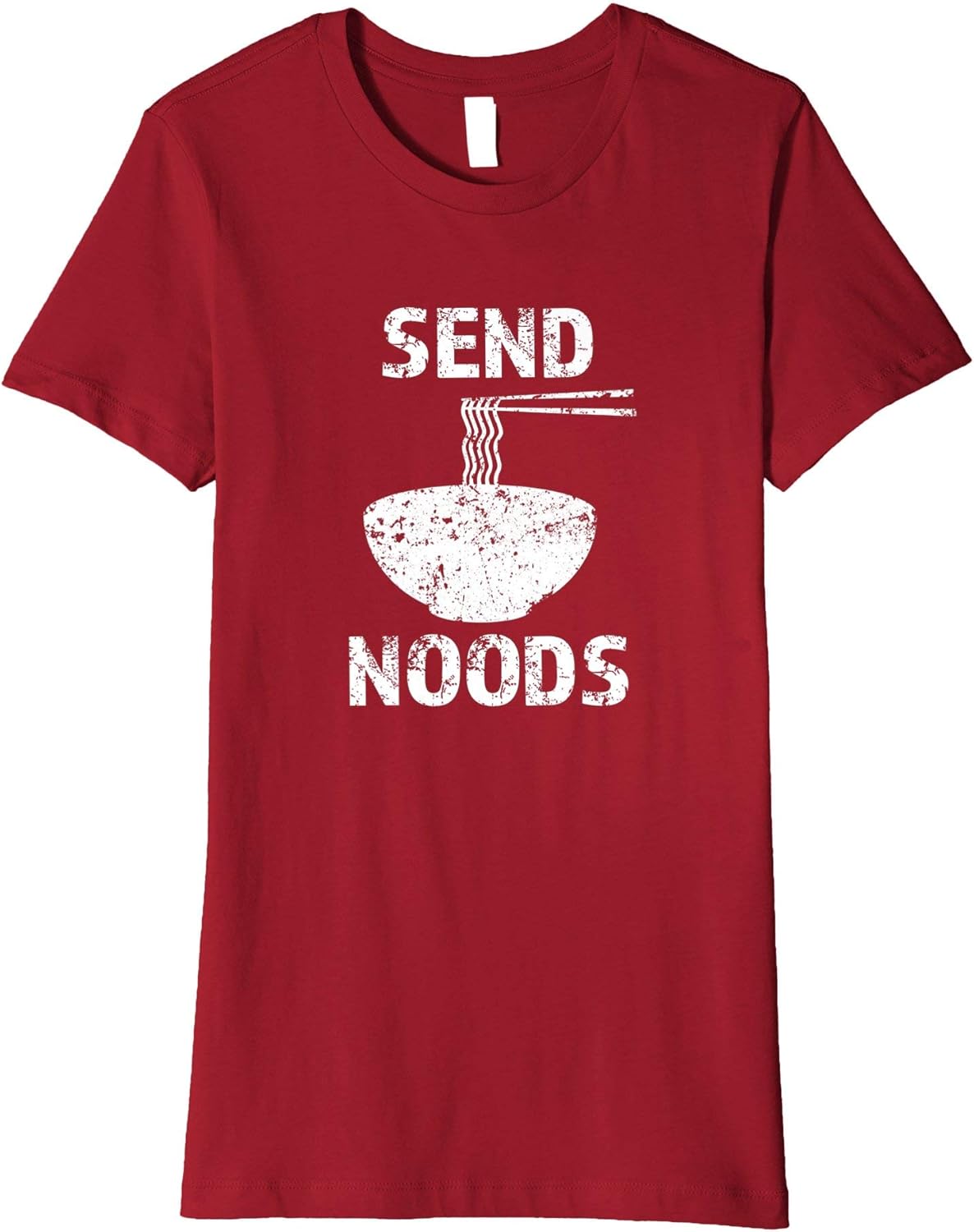 Funny Send Noods parody saying noodles ramen
