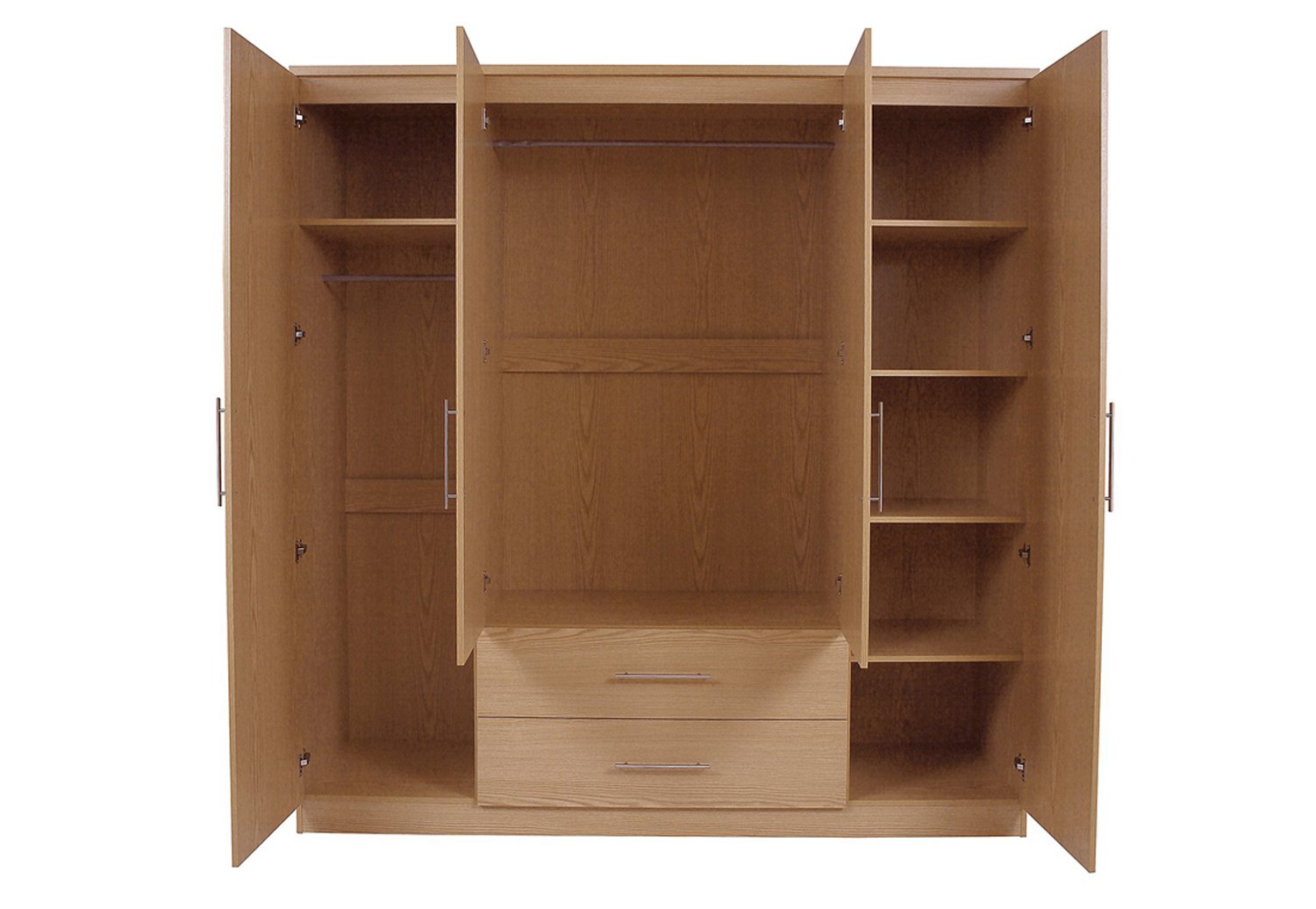 Furniture Expressions Gfw Manhattan 4 Door Wardrobe Mirror Amazon