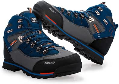 Amazon.com: REDJJDA Botas de senderismo impermeables para hombre, botas de  cuero al aire libre, botas de seguridad y antipinchazos, botas de nieve de  invierno : Ropa, Zapatos y Joyería